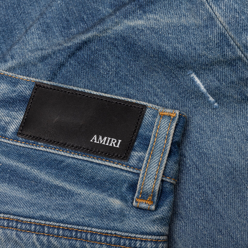 Pleated Denim Straight MX1 Jean Honeycomb Indigo