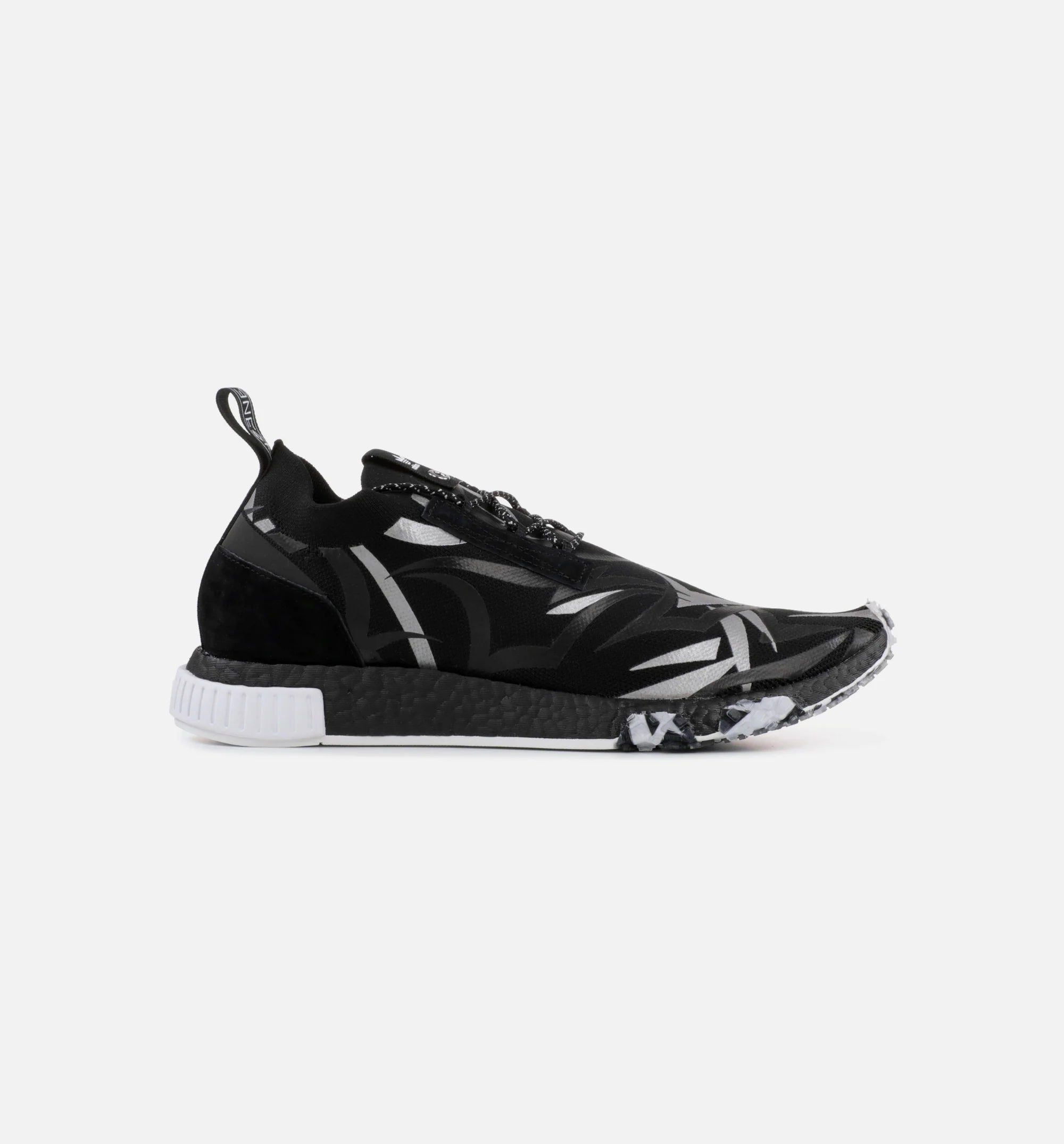 Juice Hk X adidas NMD Racer Mens Shoe Core Black White