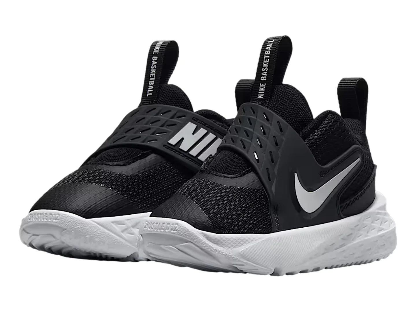 Tenis Nike Team Hustle D 12 Negro para Niño