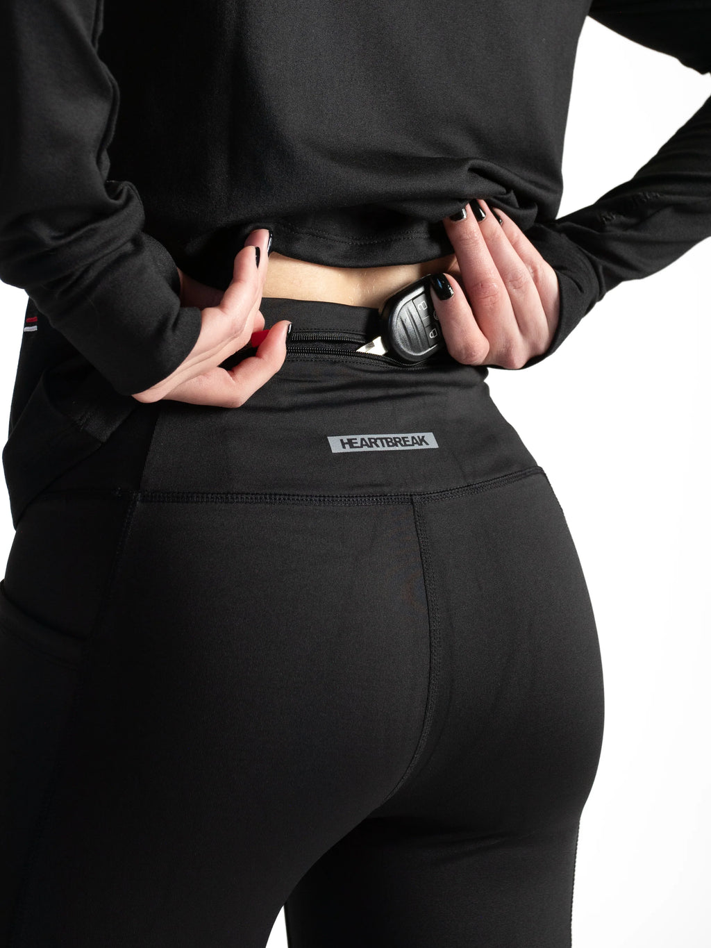 Heartbreak Womens Triple Pocket Full Length Tights