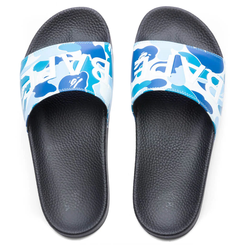 Abc Camo Slide Sandals Blue