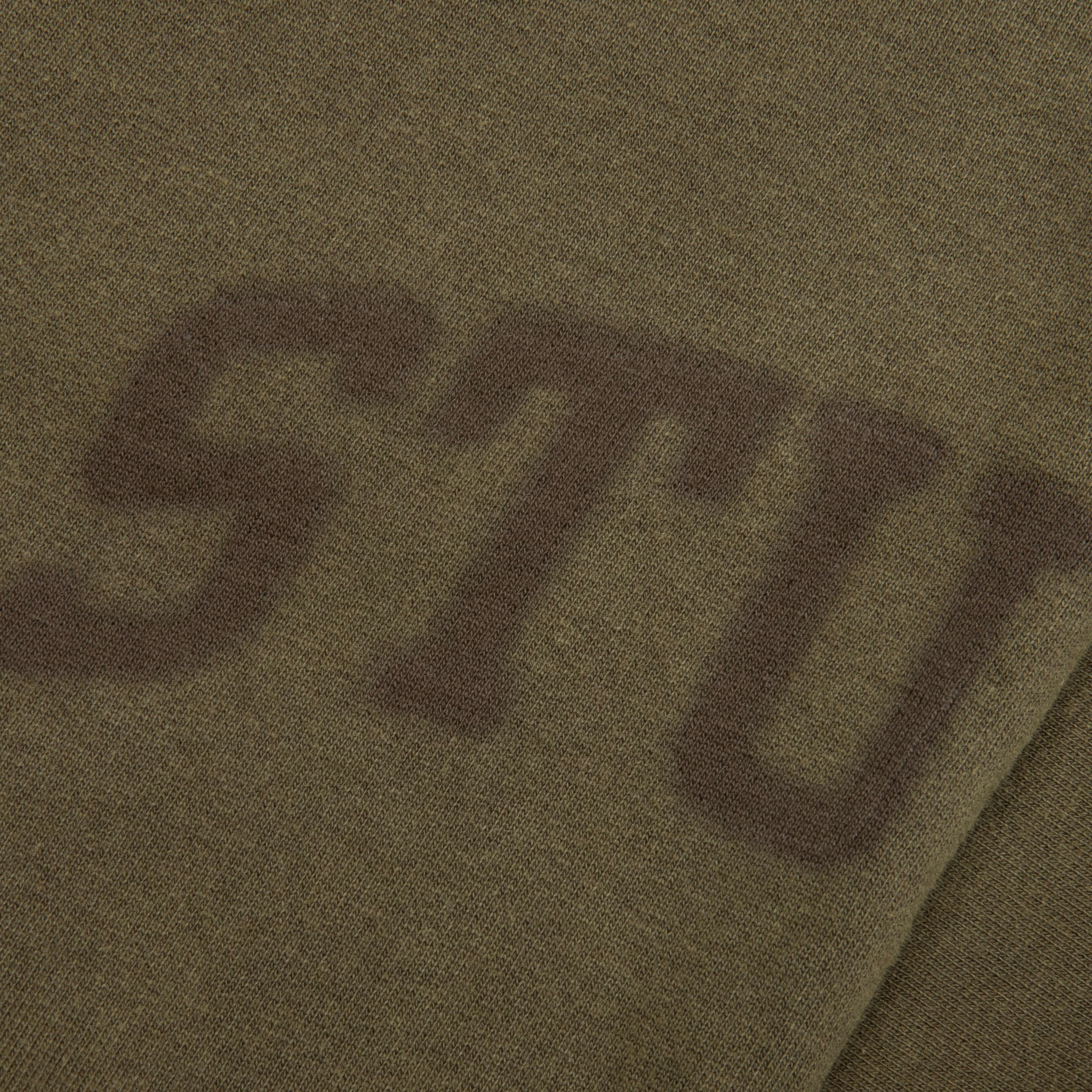 Faded Graphic Fleece Pant Olive