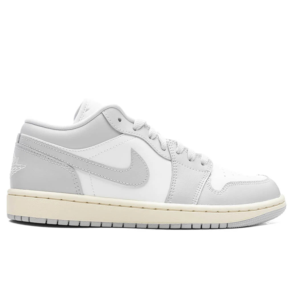 Womens Air Jordan 1 Low Sail Neutral Grey Coconut Milk