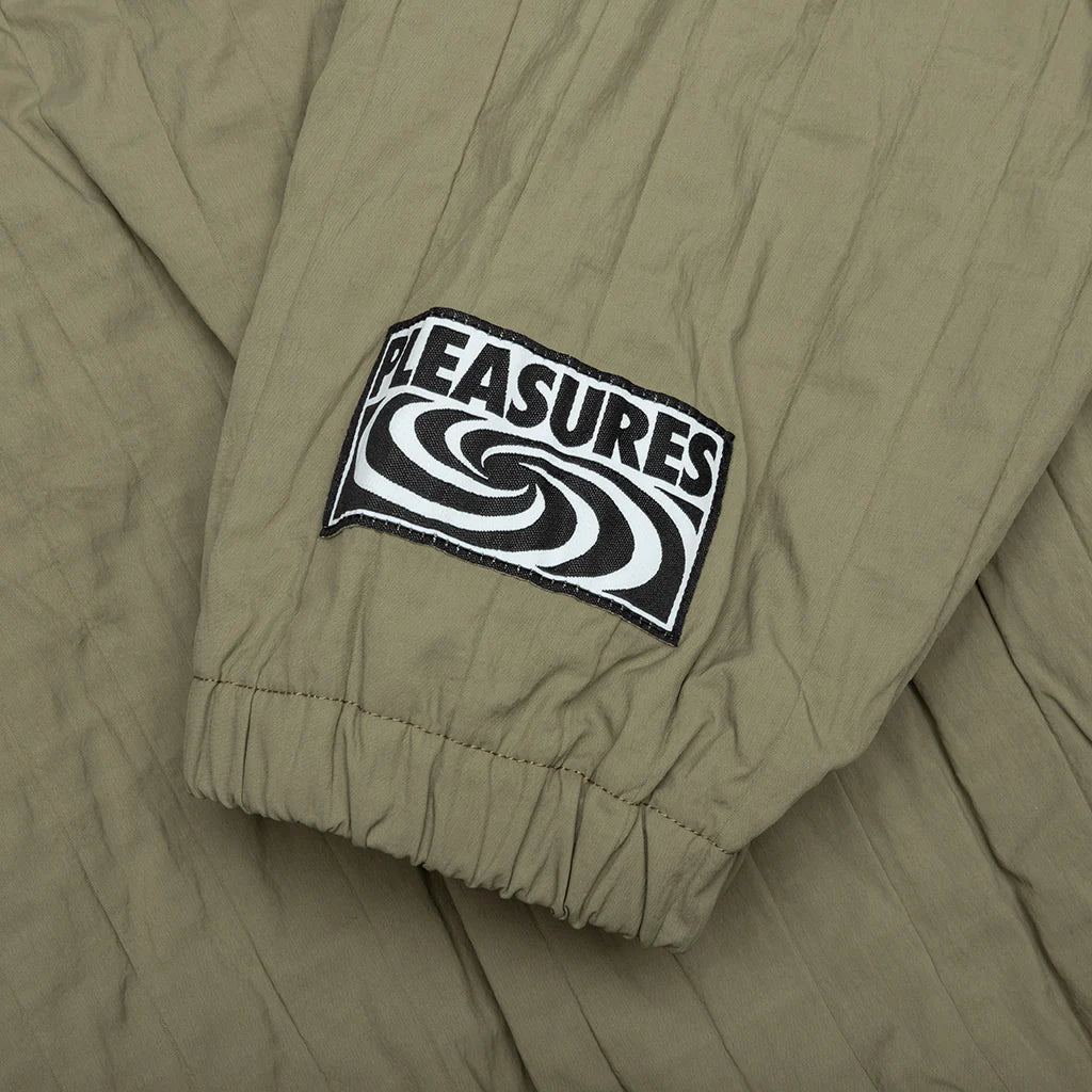 Rescue Pleated Track Jacket Olive