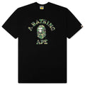 ABC Camo College Tee Black Green