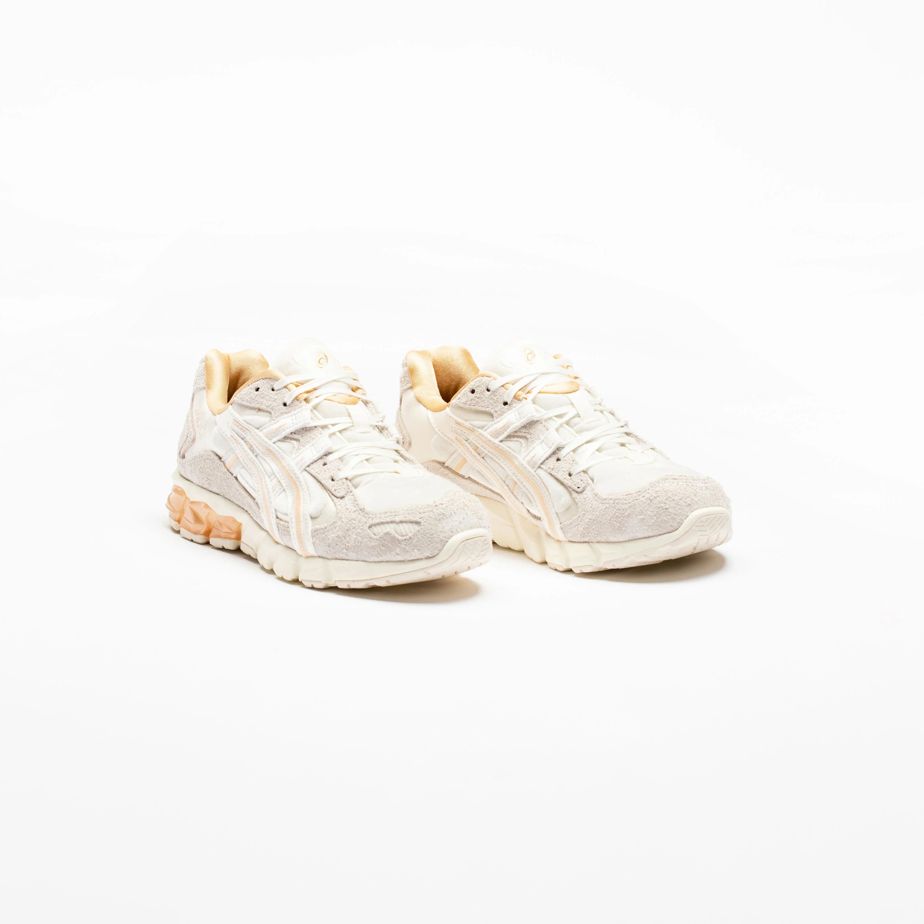 Tiger Gel Kayano 5 Kzn Mens Lifestyle Shoe White Champagne Cream