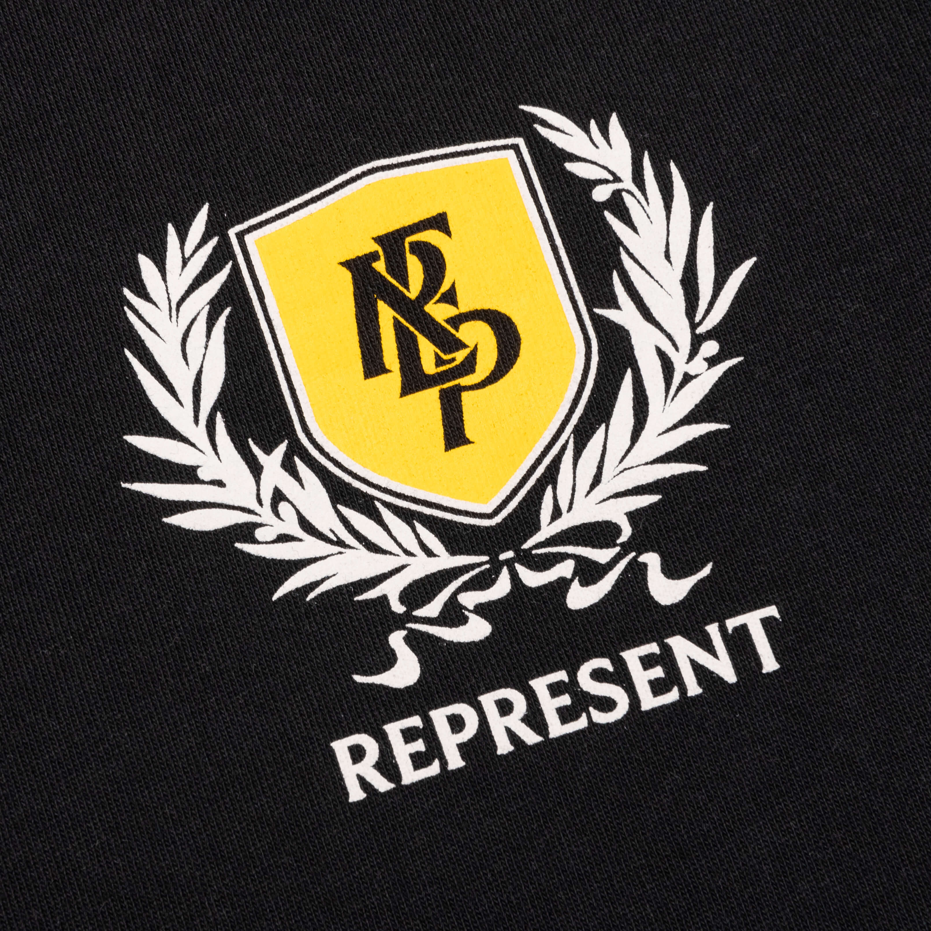 Crest T Shirt Vintage Black