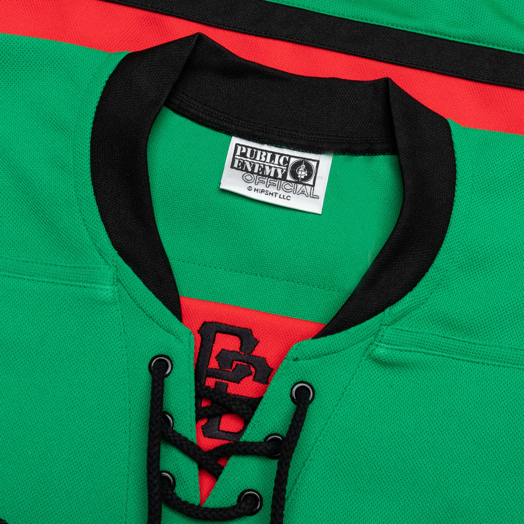 Saint Michael x Public Enemy Saint Enemy Game Shirt Green