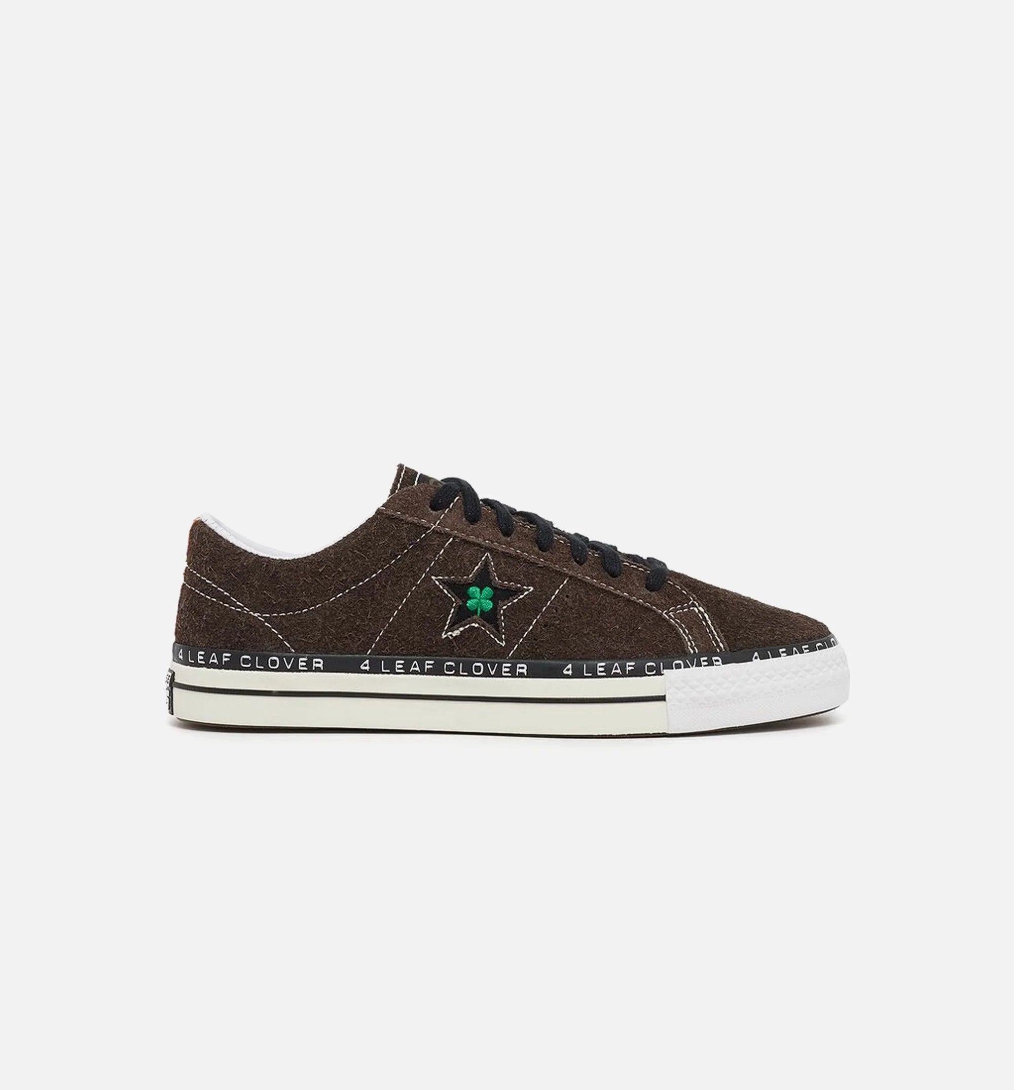 Patta One Star Four Leaf Clover Mens Lifestyle Shoe Black Brown