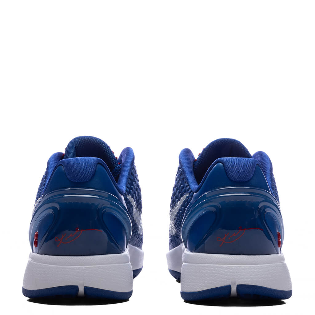 Kobe 6 Protro GS Dodgers Game Royal White University Red