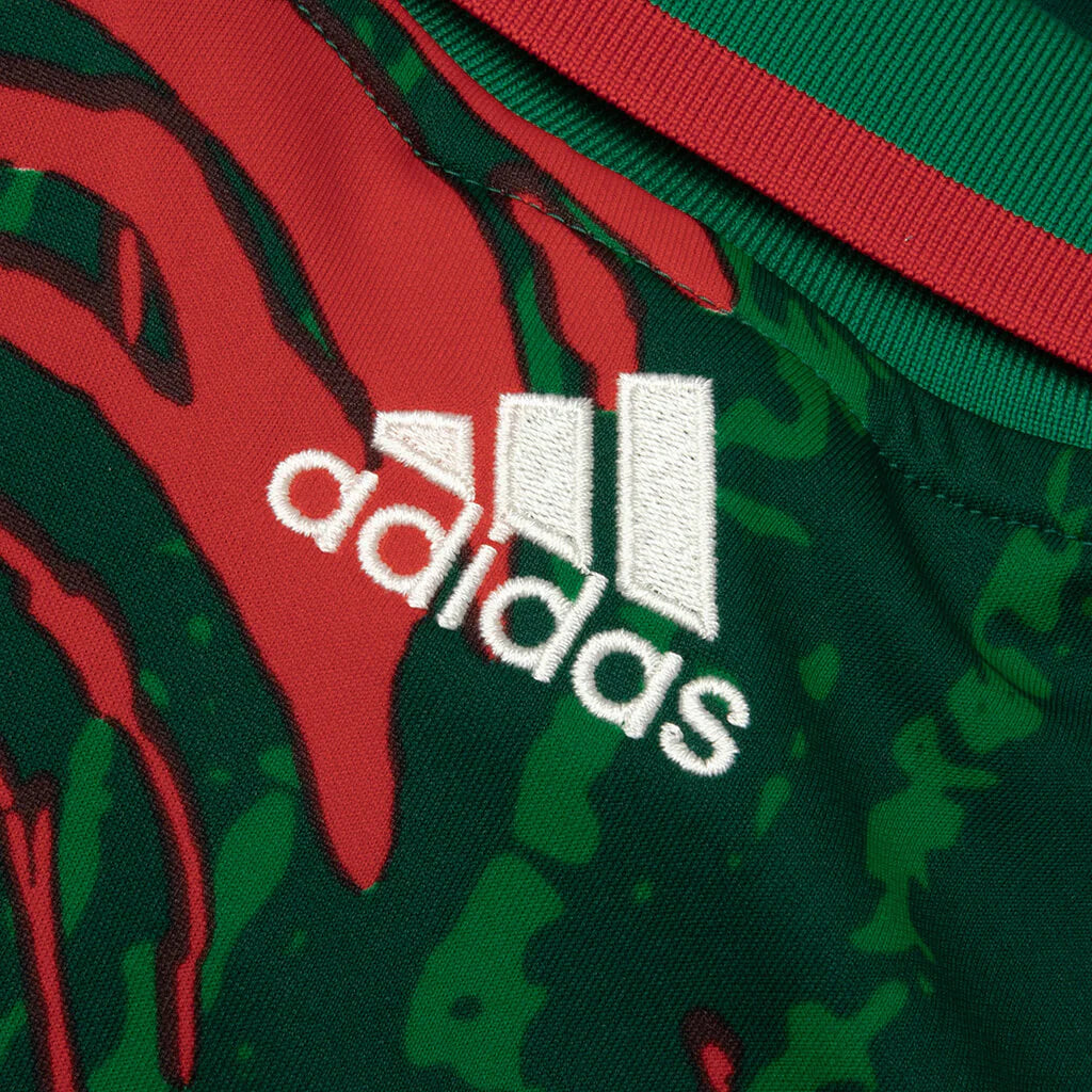 adidas Originals x Brain Dead by Disney Long Sleeve Jersey Red Bold Green Blue