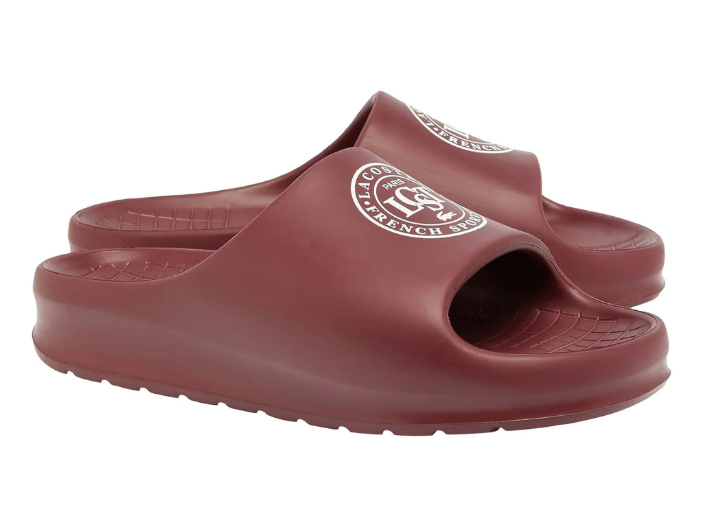 Sandalias Lacoste Serve Slide 20 Color Borgoña para Hombre