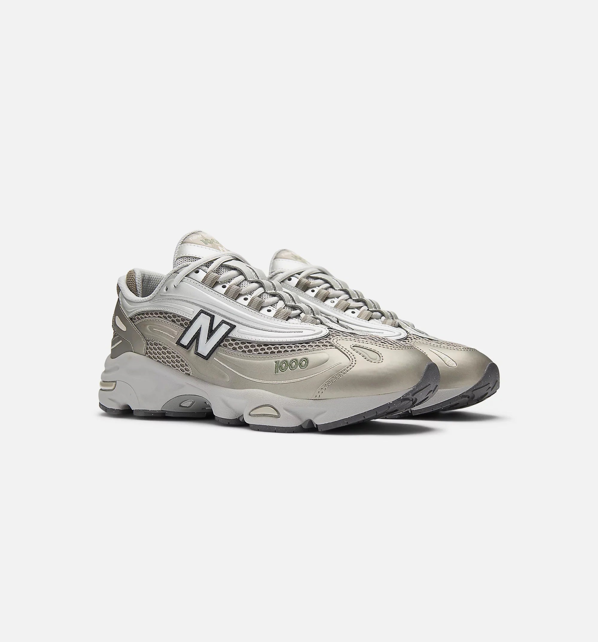 1000 Mens Lifestyle Shoe Arid Stone Light Silver Metallic Dark Alpine Green
