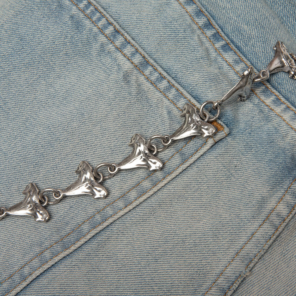 Denim with Chain Jean Medium Blue