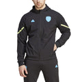 adidas Arsenal Designed for Gameday Full Zip Hoodie 23 24 Black