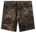 Loose Fit Denim Monogram Shorts Fn Mn Shor000260 Brown