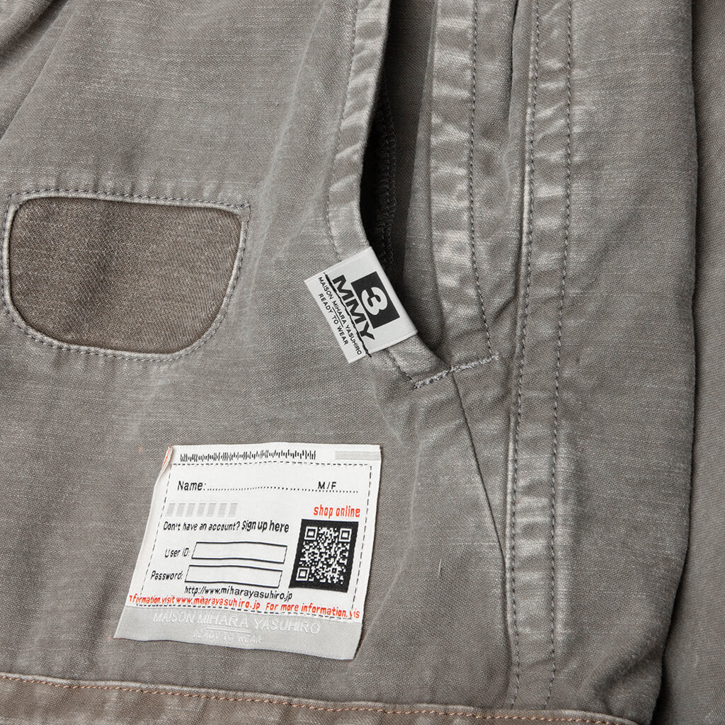 Repaired Cargo Shorts Light Grey