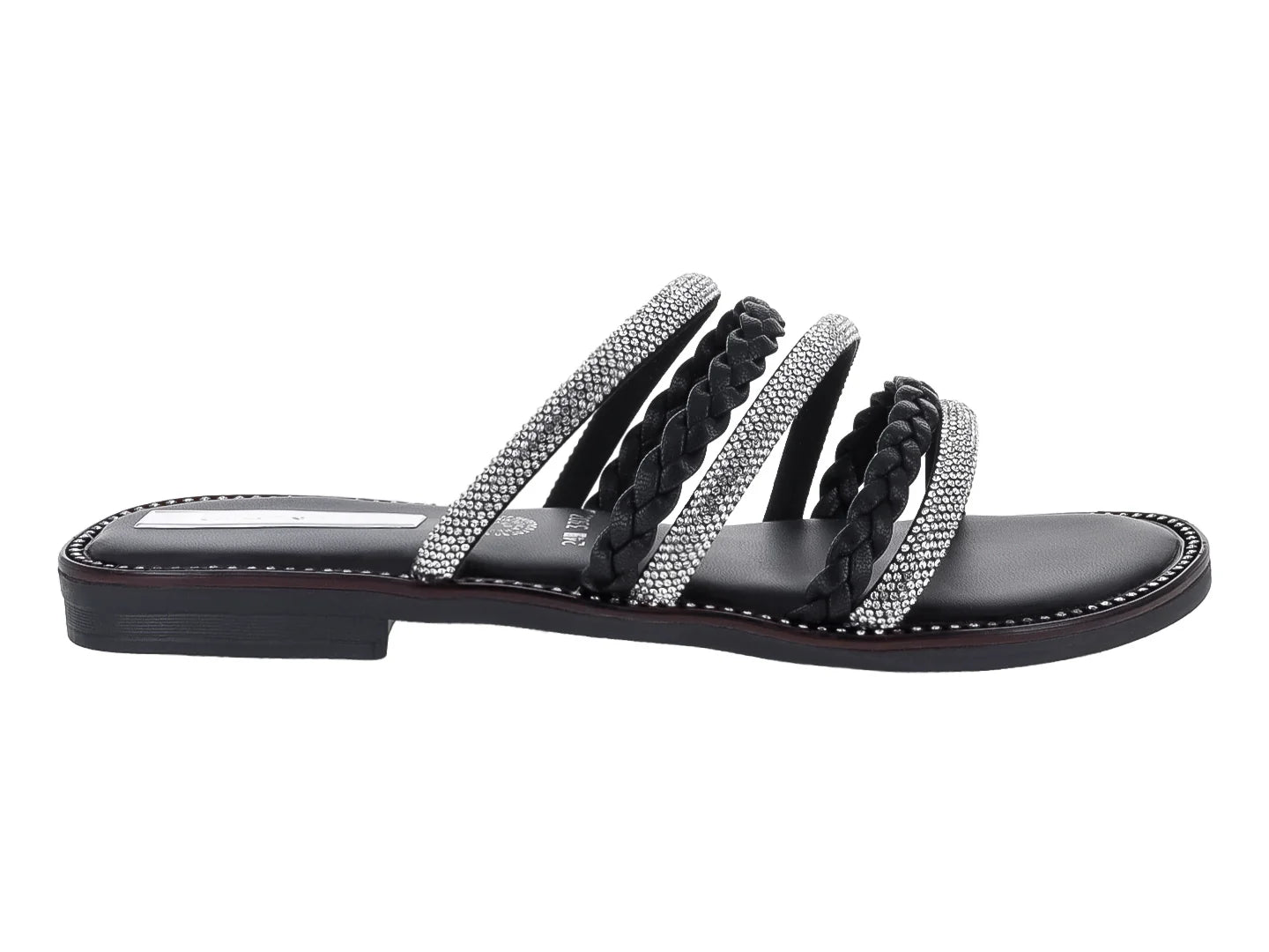Sandalias Luna Rosa Negro para Mujer