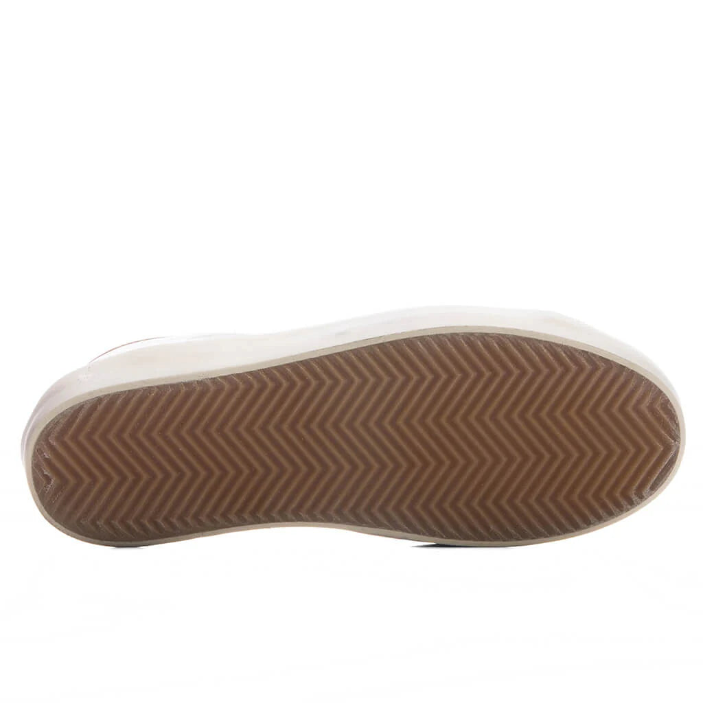 Womens Hi Star White Taupe