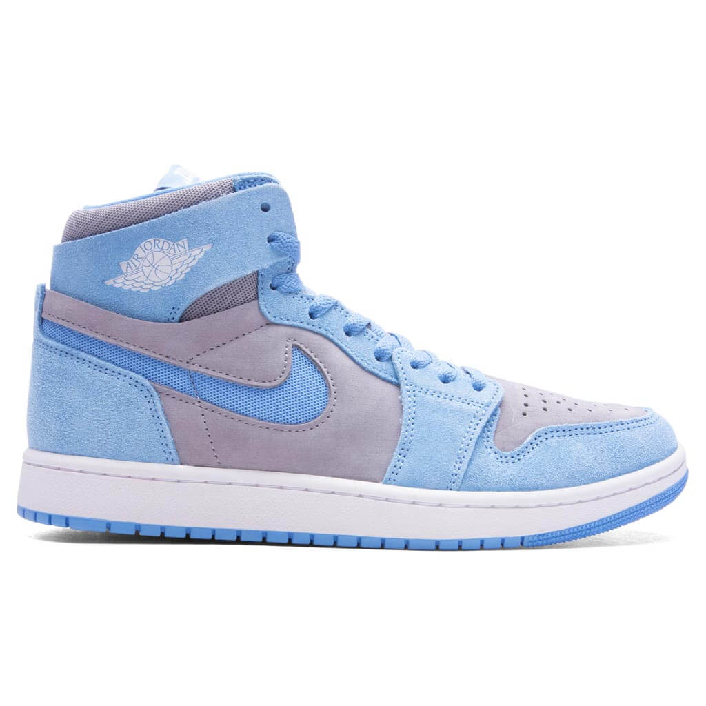 Air Jordan 1 Zoom Comfort 2 Cement Grey White University Blue