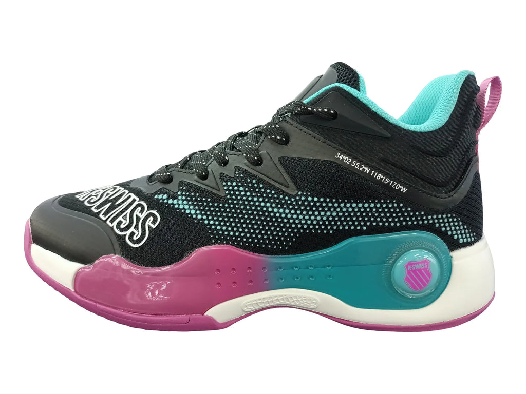Tenis K Swiss Overtime Negro Multicolor para Hombre