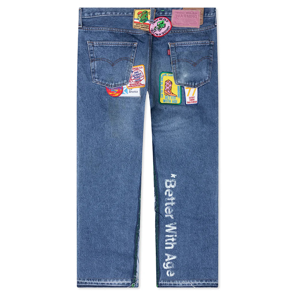 Gentlemens Denim Pants Indigo