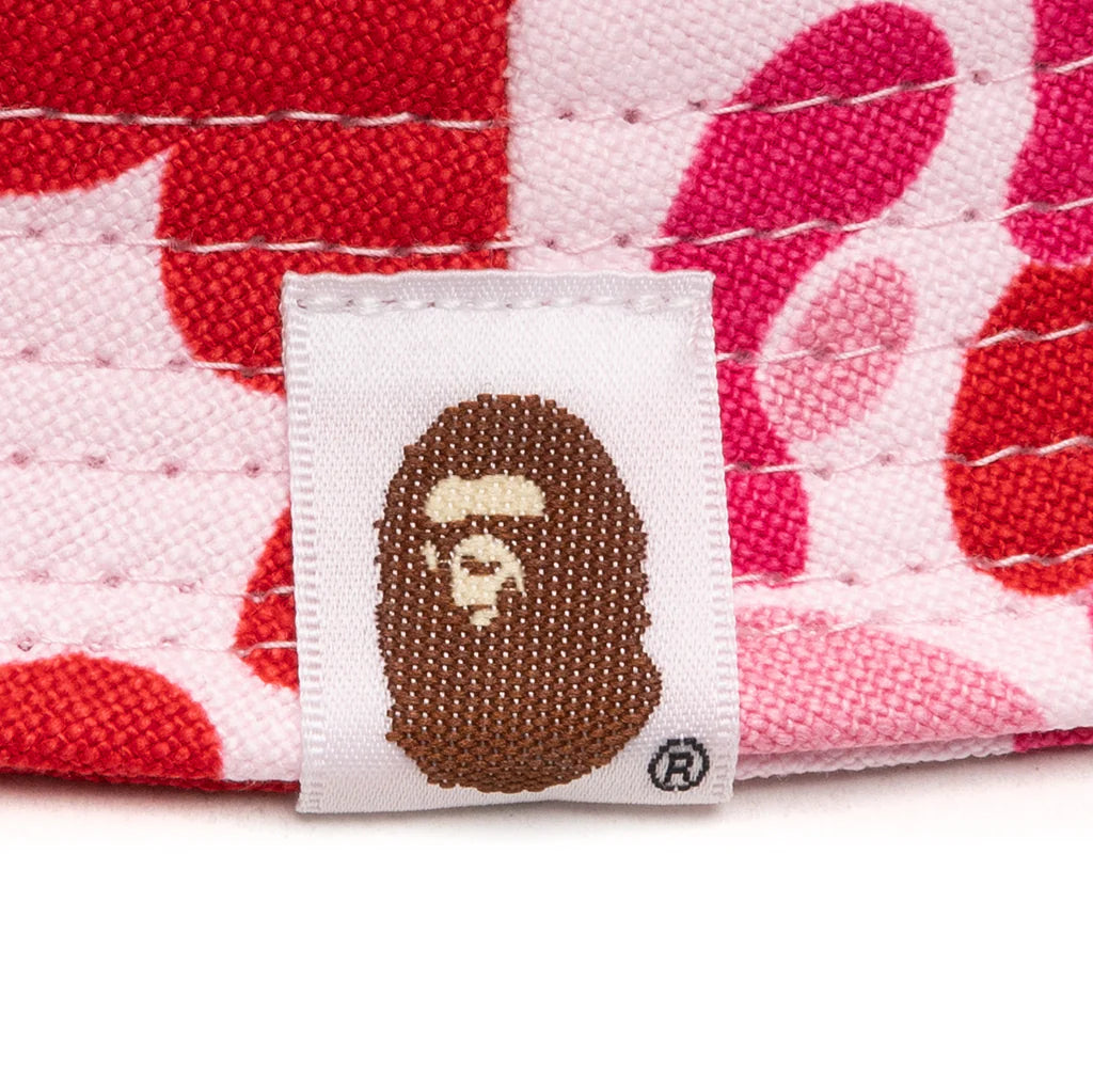 Abc Camo Logo Bucket Hat Pink