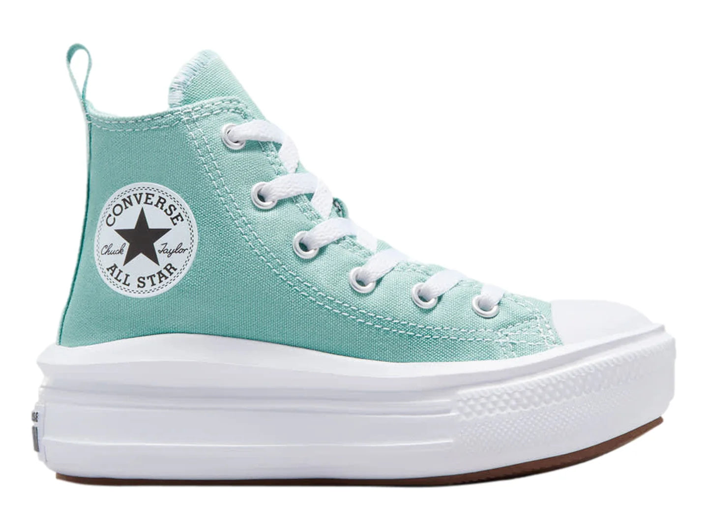 Tenis Converse Chuck Taylor All Star Move Platform Menta para Niña