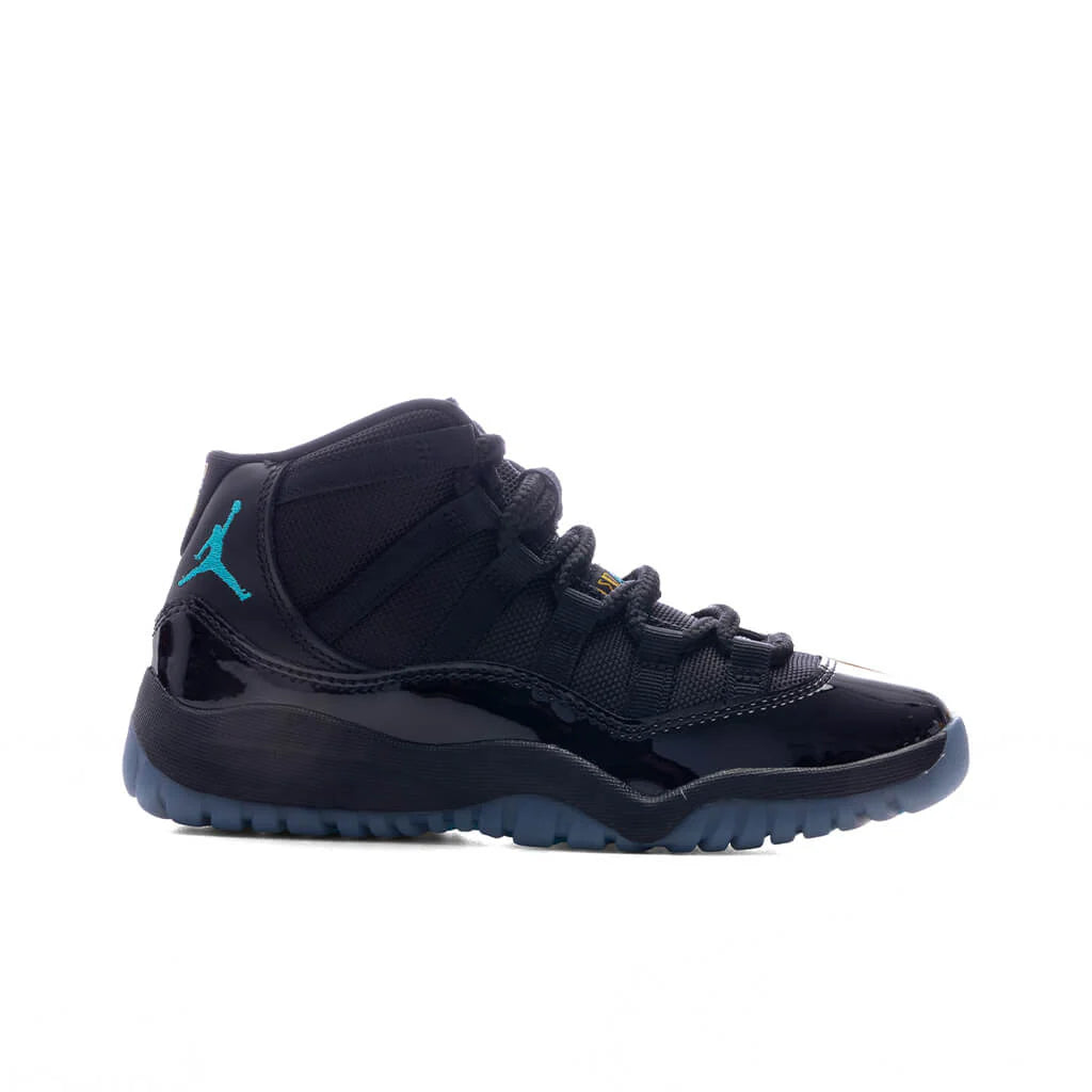 Air Jordan 11 Retro Gamma PS Black Gamma Blue Varsity Maize