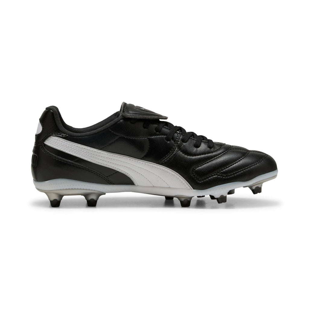 PUMA King Liga FG AG Firm Multi Ground Soccer Cleats Black White