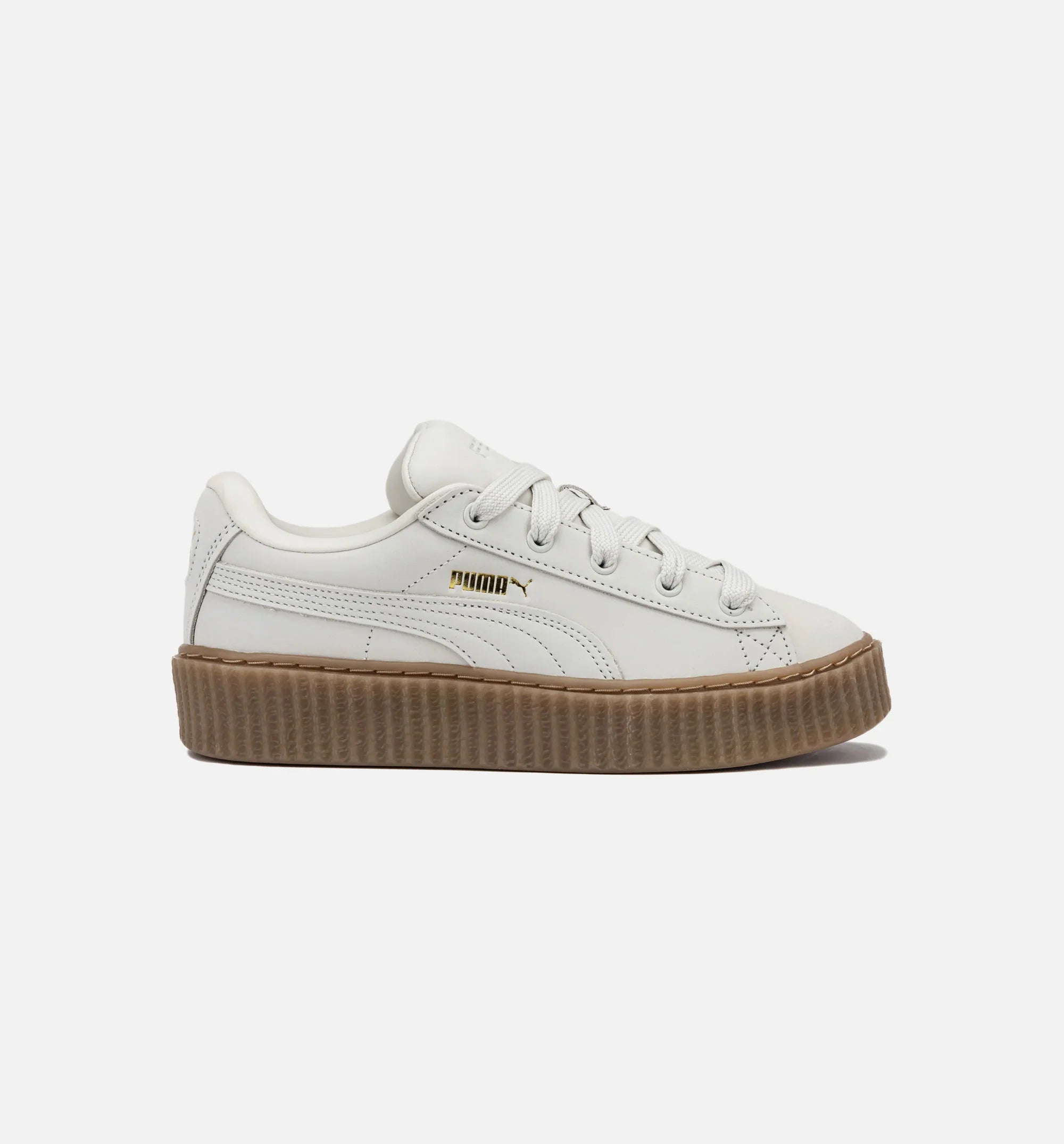 Fenty Creeper Phatty Earth Tone Grade School Lifestyle Shoe Warm White Gold Gum
