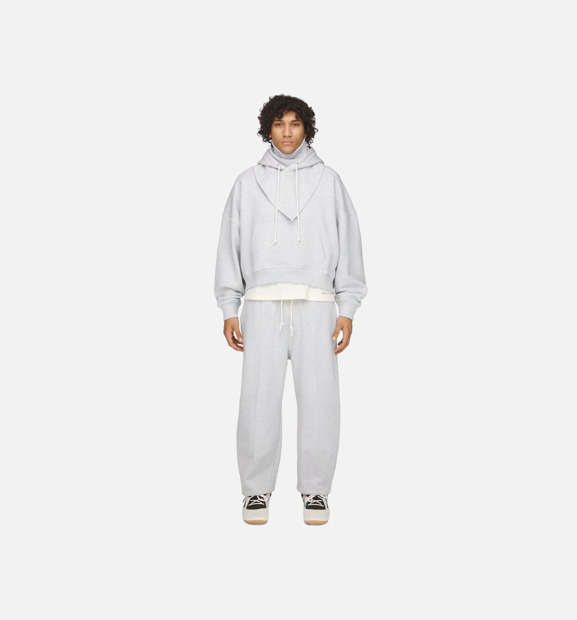 Bad Bunny Tapered Heavy Mens Sweatpants Light Grey Heather