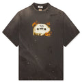 Saint M6 x Nas Radio Tape On Fire S S Tee Black
