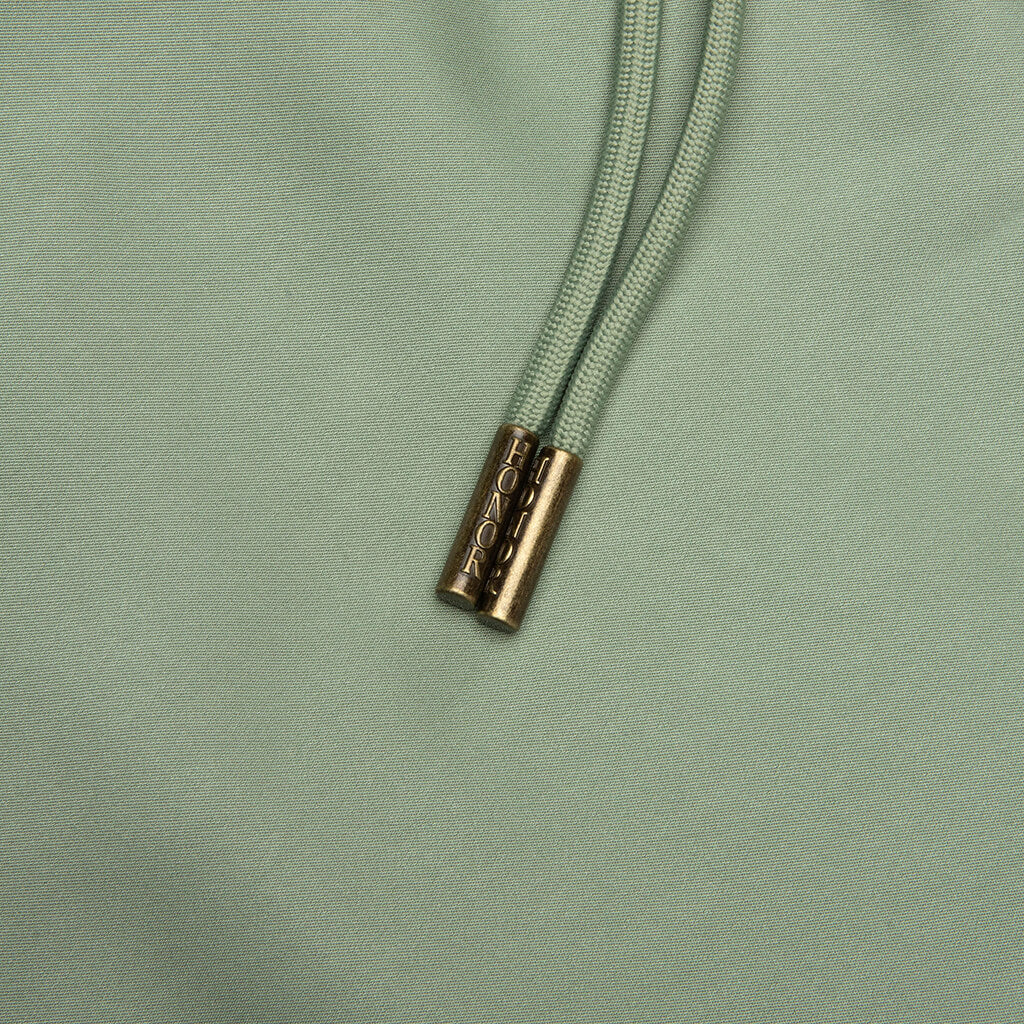 Satin Drawcord 7 Shorts Sage