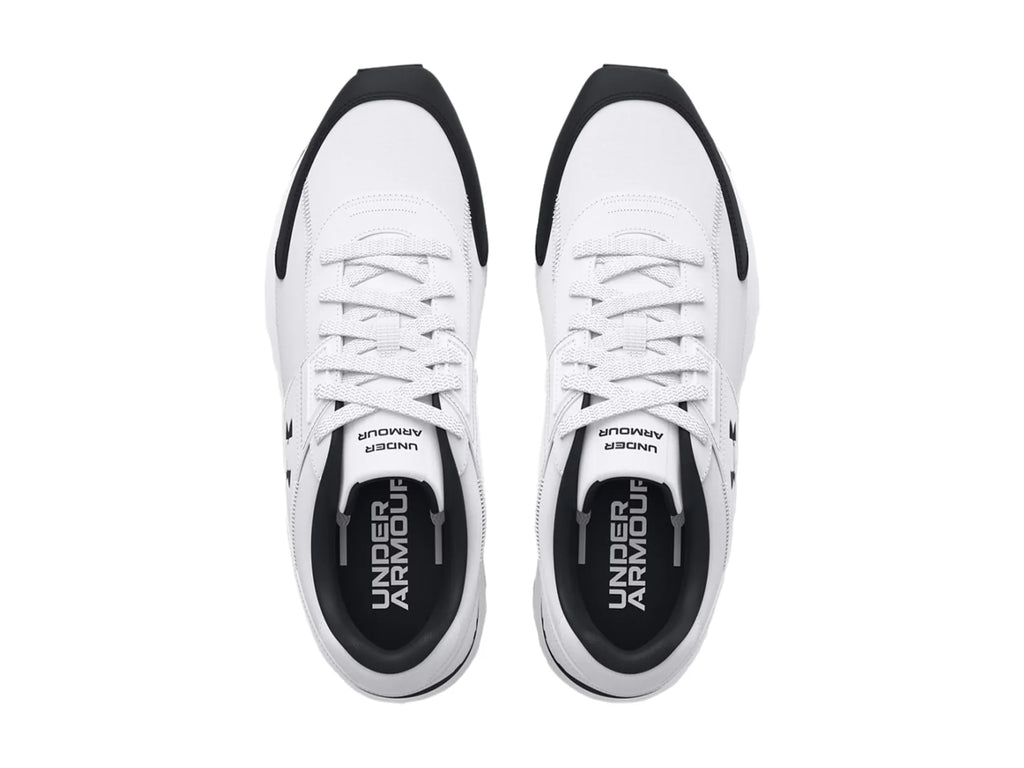 Tenis Under Armour Essential Runner Blanco y Negro para Hombre