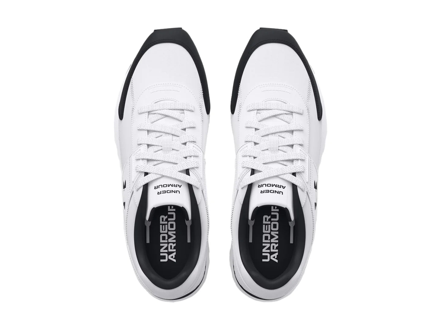 Tenis Under Armour Essential Runner Blanco y Negro para Hombre
