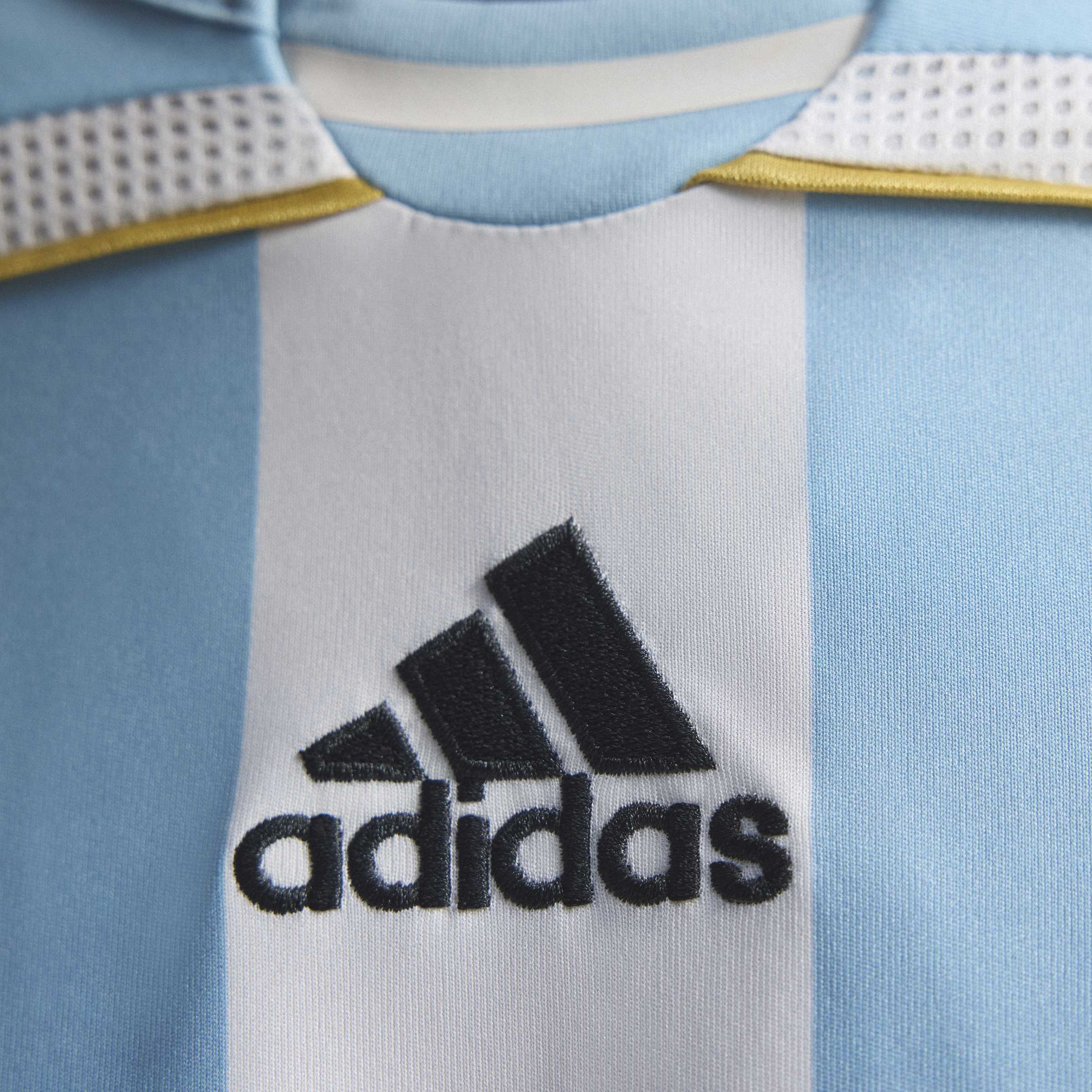 adidas Argentina Home Mens Soccer Jersey 2006 White Blue