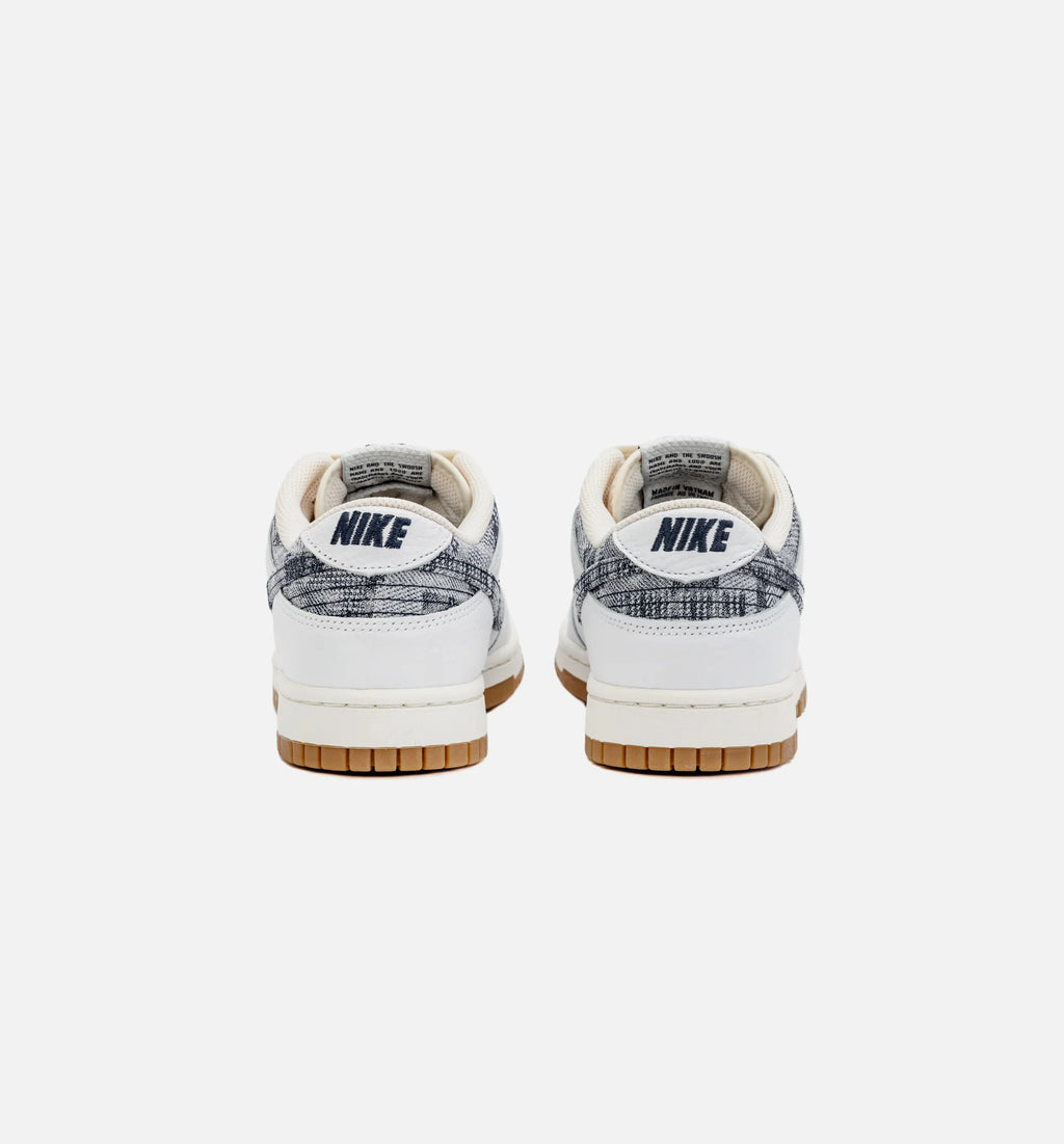 Dunk Low Washed Denim Mens Lifestyle Shoe White Denim Blue Limit One Per Customer