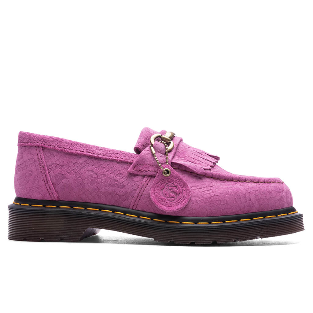 Adrian Snaffle Smooth Leather Kiltie Loafers Thrift Pink