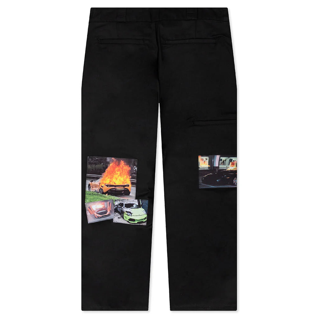 Burnout Work Pant Black