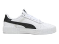 Tenis Puma Carina 30 Luxe Blanco Negro y Oro para Mujer