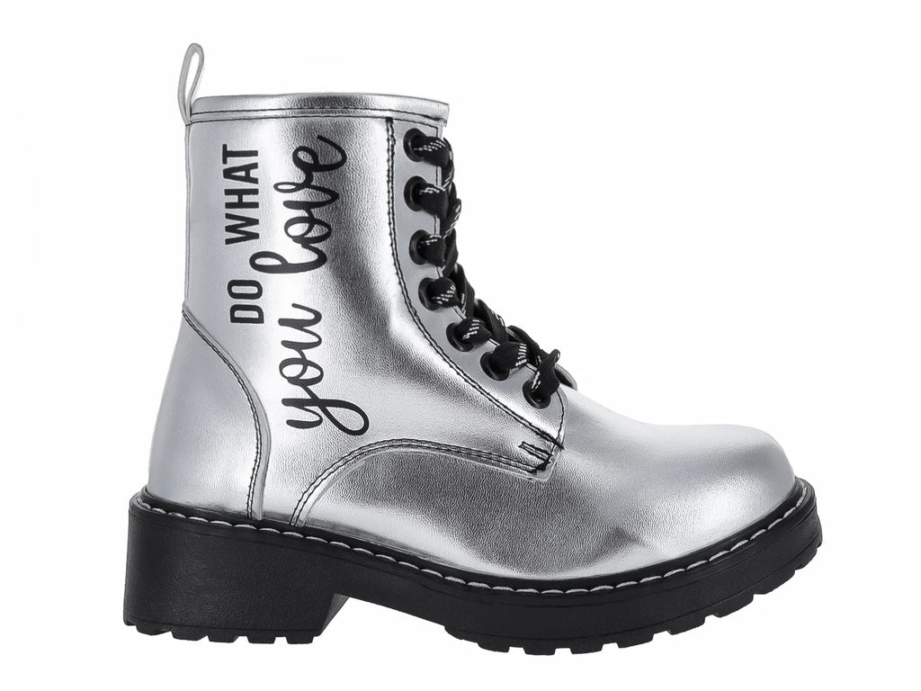 Botas Teen Bambino Plata para Niña