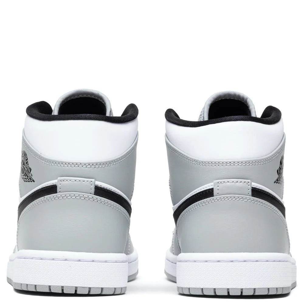 Air Jordan 1 Mid Light Smoke Grey Black White