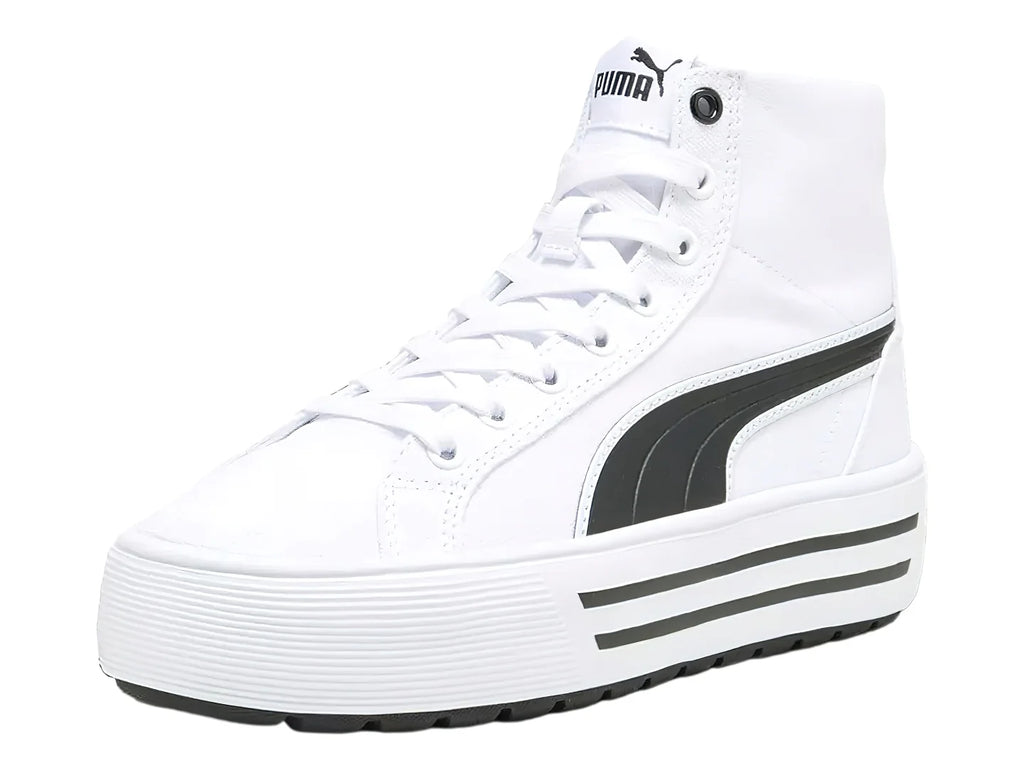 Tenis PUMA Kaia 20 Mid Blanco y Negro para Mujer