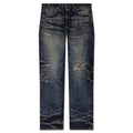 Edo Straight Aza Repaired Mid Blue