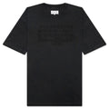Glitch Logo T Shirt Washed Black