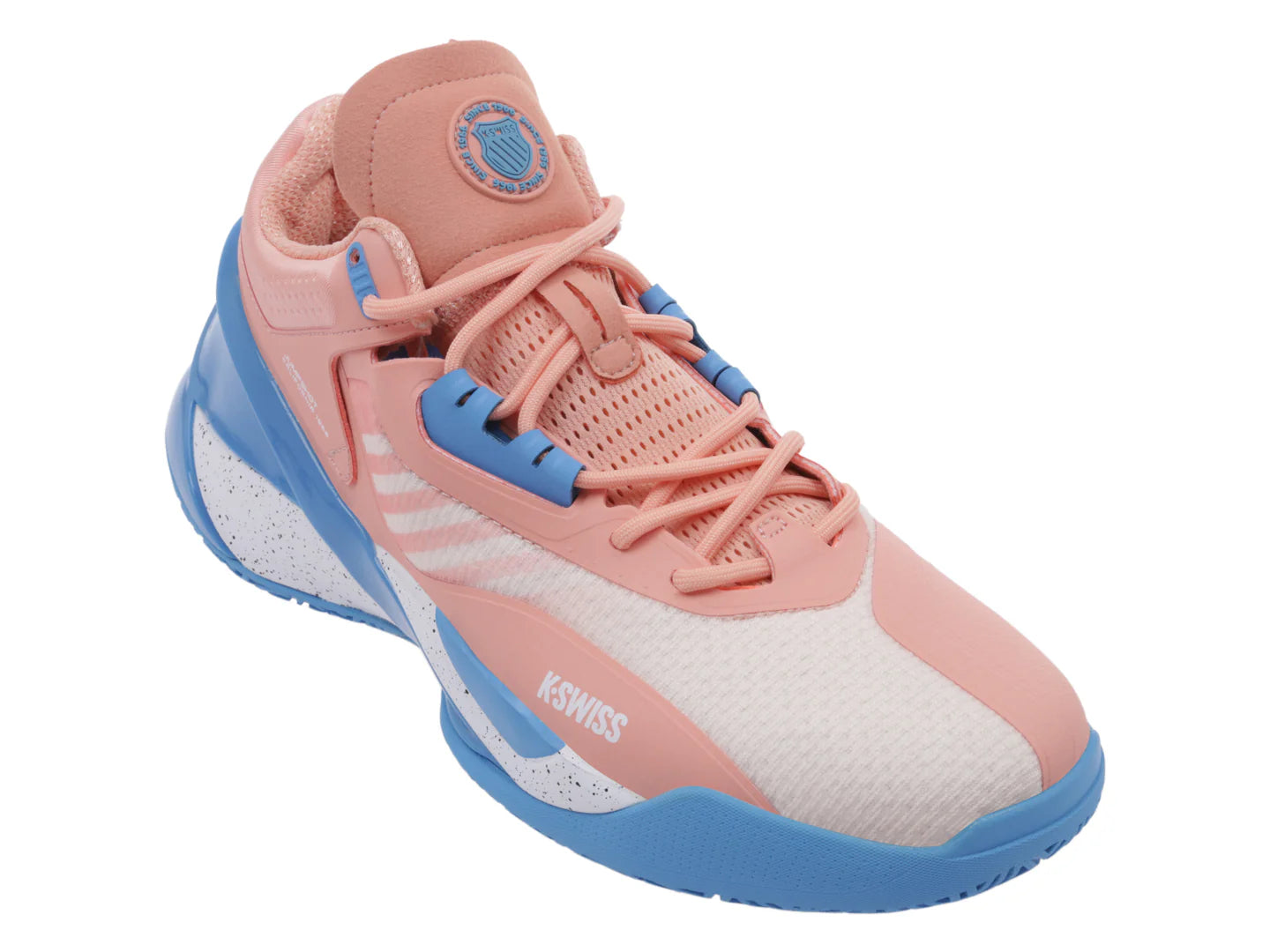Tenis K SWISS Jumpshot Coral y Azul para Hombre
