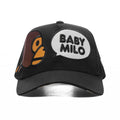 New Era x A Bathing Ape Kids Big Baby Milo 9Forty Cap Black