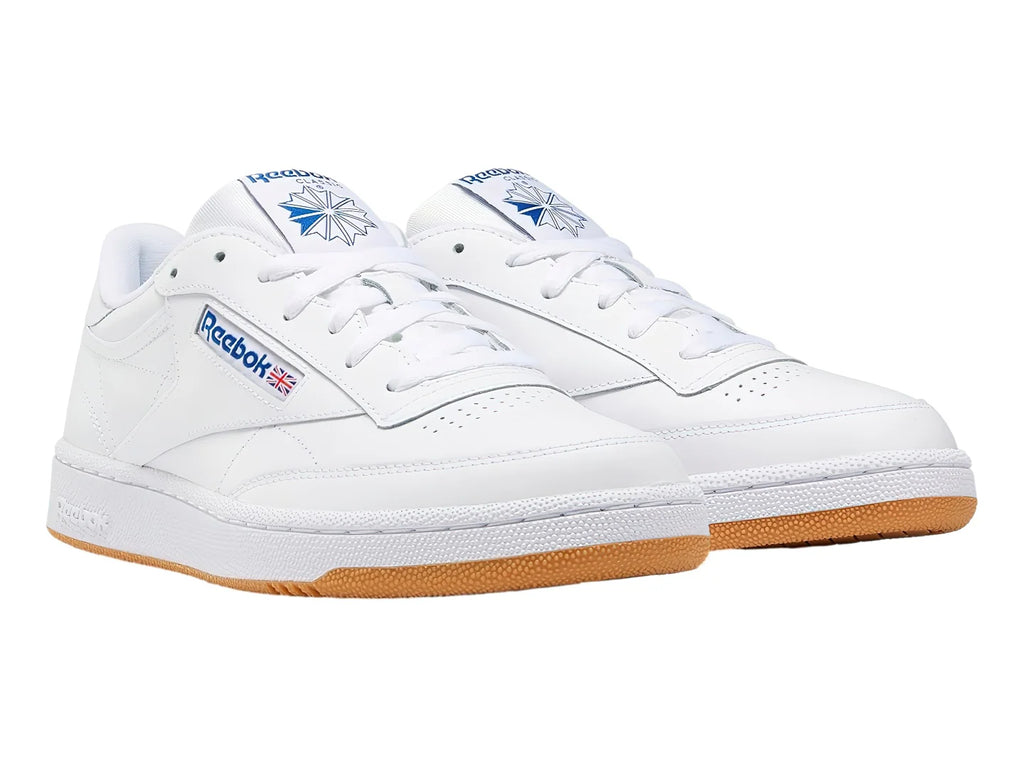 Tenis Reebok Club C 85 Blanco y Azul para Hombre