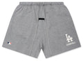 Fear of God Essentials x MLB Dodgers Classic Sweatshort Concrete Heather